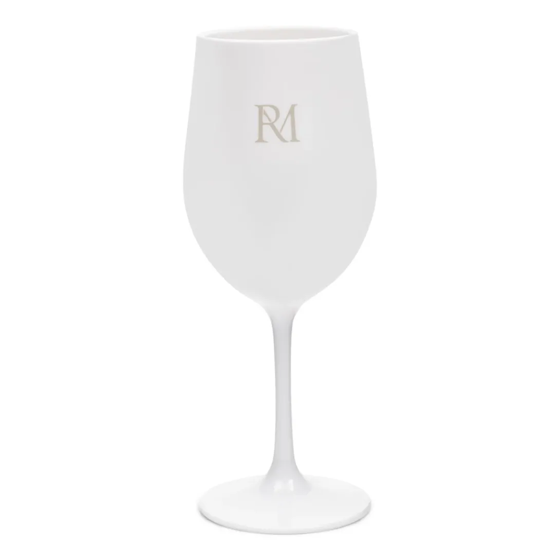 Wijnglas RM Monogram Outdoor, wit