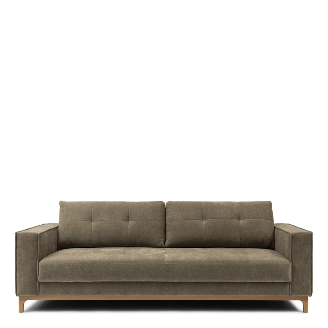 3,5-zitsbank Burnley, Brown Nougat, French Weave