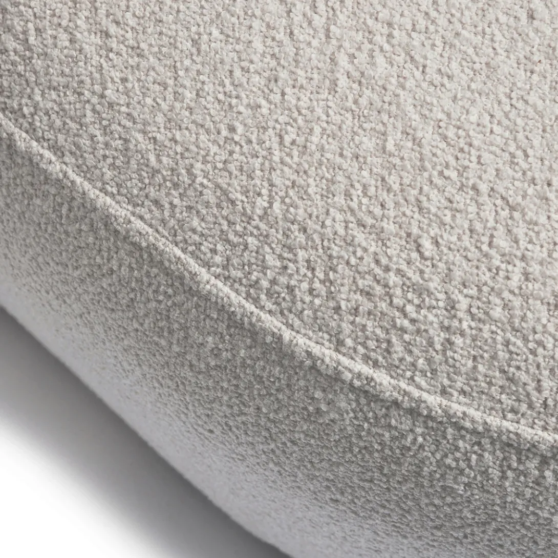 3,5-zitsbank San Remo, Arm Links, Natural Grey